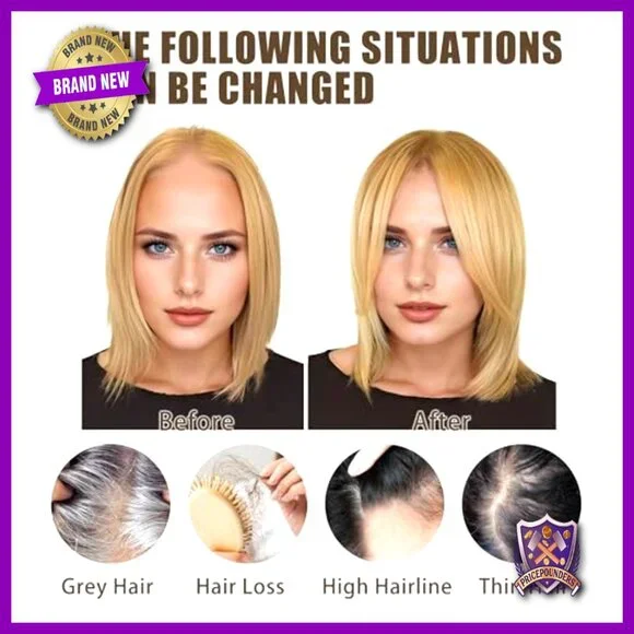 Human Hair Topper Clip-In Swiss Lace Base No Bangs Thinning Hair Coverage